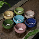 GobekUsa Ice Cracking Ceramic Tea Cup Espresso Coffee Kung Fu Teacup Cute Cup