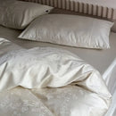 GobekUsa Chinese Style 100% Cotton Jacquard Duvet Cover Set - Luxury Queen Bedding
