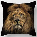 GobekUsa Animals World Tiger Lion Pillow Case for Cute Home Decor in Sofa Living Room