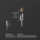 GobekUsa Elegant LED Glass Chandelier for Luxury Home Decor