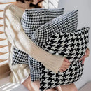GobekUsa Houndstooth Plaid Pillow Cover - Nordic Style for Home, Bedroom, Sofa deco