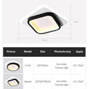 GobekUsa LED Ceiling Light: Modern Surface Mount for Bedroom, Living Room, Hallway
