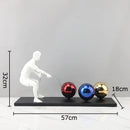 GobekUsa Abstract Character Metal Sculpture Desk Ornament Aesthetic Room Decor
