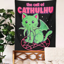GobekUsa Cat Call Tapestry Wall Hanging - Psychedelic Hippie Aesthetics Dorm Decor