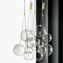 GobekUsa Glass Ball Chandelier - Nordic Modern Designer LED Pendant Lights for Home Decor