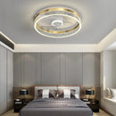 GobekUsa Ceiling Fan Light with Invisible Blades, Remote Control, Modern Design, Silent Operation