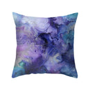 GobekUsa Blue Purple Polyester Pillow Case Throw Pillow Cover for Home Office Bedroom Sofa