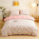 GobekUsa Brushed Printed Duvet Cover Set with 2 Pillowcases, Queen/Single Size