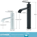 GobekUsa Basin Faucet Mixer for Bathroom Vessel Washbasin Hot Cold Water Deck Mounted