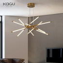 GobekUsa Black LED Ceiling Chandelier for Nordic Modern Home Decor