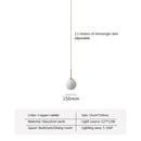 GobekUsa Glass Ball LED Chandelier for Dining Room, Hotel, and Stairs