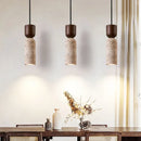 Wabi-Sabi Stone Pendant Light in Vintage French Style