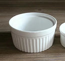 GobekUsa Ceramic Baking Bowl 3.5 Inch High Temp Resistant Dessert Pudding Bowl