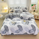 GobekUsa Cozy Cotton Bedding Set for Double Bed, Autumn Winter Duvet Cover Kit
