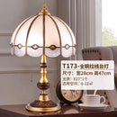 GobekUsa Luxe Copper Bedroom Desk Lamp Living Room Floor Light LED Study Lighting