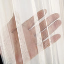 GobekUsa Lace Embroider Anti-Mosquito Net Door Curtains - Pleated Design for Light and Air Flow