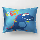 GobekUsa Cartoon Dinosaur Pillowcase for Home Decor and Kids Bedroom