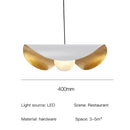 GobekUsa Lederam Manta Pendant - Industrial Retro Style White/Black Ceiling Lamp