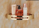 GobekUsa Gold Stainless Steel Bathroom Corner Shelf – Rose Gold Shower Caddy