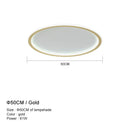 GobekUsa Dimmable LED Ceiling Light for Modern Nordic Living Room and Bedroom