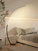 GobekUsa Arc RGB LED Corner Floor Lamp for Dining Living Room Decor