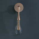 GobekUsa Golden Water Droplets Crystal Wall Lights for Bedroom, Stairs, Restaurant