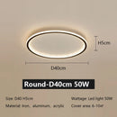 GobekUsa LED Ceiling Lamp Iron Dimmable Modern Living Room Light Fixture