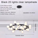 GobekUsa Gold LED Chandelier, Modern Pendant Light for Living Room, Kitchen, Bedroom, Dining Room
