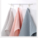 GobekUsa Cotton Waffle Towel Bath Set for Adults & Children - 70*140cm & 34*74cm