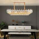 GobekUsa Brilliance Crystal Chandelier for Luxe Living & Dining Rooms.