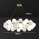 GobekUsa LED Pendant Chandeliers for Modern Home Decor, Indoor Living Room Dining Room Lighting