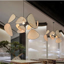 GobekUsa Black Rattan Ceiling Chandelier for Indoor Lighting Decor