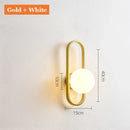 GobekUsa Glass Aisle Wall Lamp Post-Modern Indoor Decoration Art Lighting
