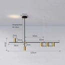 GobekUsa Black Chandelier Pendant Lights for Dining Table, Kitchen, Living Room