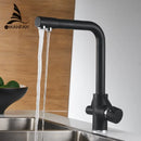 GobekUsa Kitchen Faucet with Water Purification Features - Deck Mounted 360 Rotation