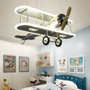 GobekUsa Children's Aircraft LED Chandelier for Boys Room,False