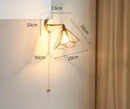 GobekUsa LED Wall Lamp with Knob Switch, 4W Home Lighting