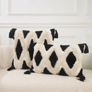 GobekUsa Geometric Chenille Embroidered Pillow Covers Boho Moroccan Style Decor