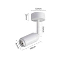 GobekUsa Adjustable Beam LED Ceiling Lamp with Multi-Angle Track Lighting