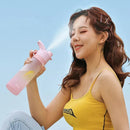 GobekUsa Girls 700ml Spray Water Bottle for Outdoor Sports Fitness & Travel