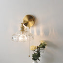 GobekUsa LED Glass Wall Lights Pull Chain Switch | Nordic Modern Design Bedside Lamp