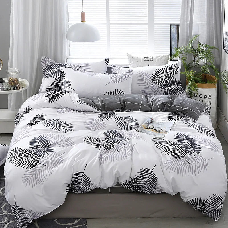 GobekUsa Lattice Plant Geometric Pattern Bedding Set with Sheet Pillows, photo 19 of 30