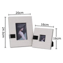 GobekUsa Leather Photo Frame | Modern Design Picture Frame Bedside Table & Desk Décor