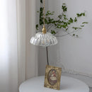 GobekUsa Glass Flower LED Pendant Light, Adjustable Knob Switch, Modern Design