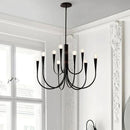 GobekUsa Gold Chandelier: Modern Nordic Metal LED Lighting for Living Room, Kitchen, and Restaurant