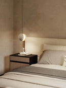 GobekUsa Lunar Stone Pendant Chandelier - Small Bedroom Home Decor Lighting