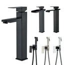 GobekUsa Brass Bathroom Faucet Set - Kitchen Mixer Tap and Shower Combo