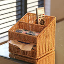 GobekUsa Desktop Tissue Box Pen Holder Sundries Organizer Plastic Storage Bin