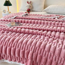 GobekUsa Bamboo Velvet Blanket: Soft Flannel Sofa Cover & Shawlecessory