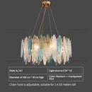 GobekUsa Glass Chandelier Light for Living Room, Bedroom, Dining: Luxury Art Designer Lighting